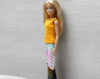 Kalhoty a tílko pro Barbie