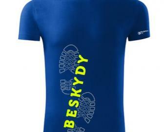 SrdceTvor.cz: Pánské bavlněné triko Beskydy - BLUE