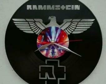 SrdceTvor.cz: Vinylové hodiny RAMMSTEIN 4