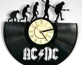 SrdceTvor.cz: Vinylové hodiny AC/DC 2