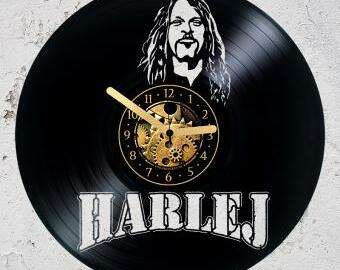 SrdceTvor.cz: Vinylové hodiny Harley