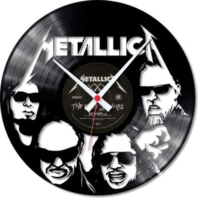 SrdceTvor.cz: Vinylové hodiny Metallica 1