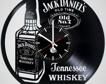 Vinylové hodiny JACK DANIELS 2